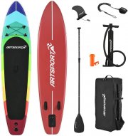 ArtSport Inflatable Stand Up Paddling Board bis 150 kg inkl. Tragetasche und Zubeh&ouml;r
