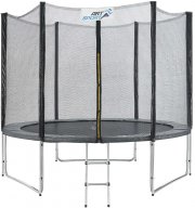 ArtSport Outdoor Trampolin Jampino &Oslash; 305 cm mit Sicherheitsnetz, Leiter & Randabdeckung