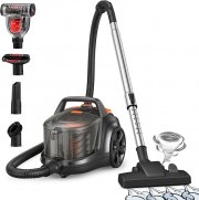 Aspiron 750W Beutelloser Bodenstaubsauger, HEPA 12 Filter, 3.5L, Saugkraft-Regulierung, Zyklon