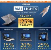 Asus Mai-Lights bei Notebooksbilliger