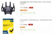 ASUS RT-AX89X WiFi 6 Router inkl. Norton 360 Deluxe (Abo kostenlos im 1. Jahr)