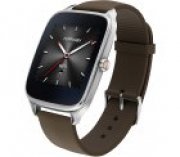 ASUS ZenWatch 2 Smart Watch Silikon, 115 mm, Silber/Braun f&uuml;r 85,90&euro; statt 118,65&euro;