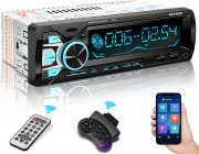 ASVNOII 1 Din Autoradio mit Bluetooth Freisprecheinrichtung, APP-Steuerung und Fernbedienung