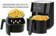 AUCMA 5,5L Airfryer Hei&szlig;luftfritteuse