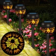 Audor 4er Pack Garten Solarleuchten