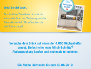 Augen auf beim milchschnitte-Kauf! Aktionspackung kaufen und neue K&uuml;che gewinnen!