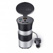 AUKEY Auto Stromwandler mit Steckdosenanschluss + 2 USB-Anschl&uuml;sse nur 20,99&euro;