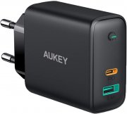 AUKEY Ladeger&auml;t 60W Power Delivery USB-C Netzteil mit Dynamic Detect & GaN Tech