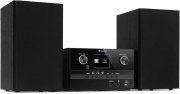 Auna Connect System S Kompaktanlage mit FM/DAB/DAB+ Digital-Radio, Bluetooth & AUX, MP3 & Spotify