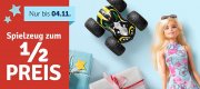 Ausgesuchtes Spielzeug zum halben Preis im MyToys Shop