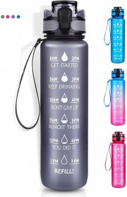 Auslaufsicher BPA-Frei Trinkflasche 1L
