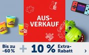 Ausverkauf mit bis zu 60% Rabatt + 10% Extra-Rabatt On Top bei MyToys