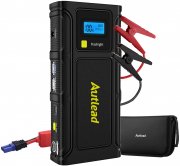 AUTLEAD Starthilfe Powerbank 1000A 12000mAh, 12V Auto-Starthilfe mit USB Quick Charge 3.0