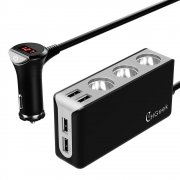 Auto Ladeger&auml;t, CHGeek 120W 12V/24V USB KFZ Ladeger&auml;t 6.8A 4 USB Ports