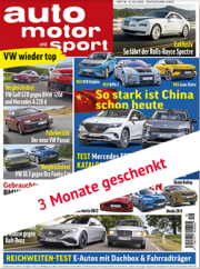 auto motor und sport - 3 Monate Schnupperabo mit 6 Ausgaben geschenkt