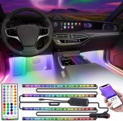 AWOW 12 Volt LED Dreamcolor Auto Innenbeleuchtung APP Steuerbar
