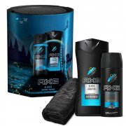 Axe Geschenkset Alaska f&uuml;r ein langanhaltendes Frischegef&uuml;hl mit Deospray, Duschgel und Badetuch