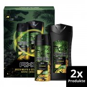 Axe Wild Geschenkset Green Mojito und Cedarwood mit Deospray und Duschgel (150 ml + 250 ml) 