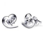  B.Catcher Herz Ohrringe Damen 925 Sterling S f&uuml;r 9,99&euro; statt 14,99&euro;