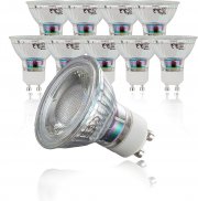 B.K.Licht 10er Set 5W LED Lampen, Leuchtmittel mit GU10 Fassung