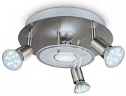 B.K.Licht BKL1077 schwenkbare LED Deckenkeuchte warmwei&szlig; inkl. 4x 3W 250lm GU10