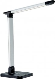 B.K.Licht BKL1154 dimmbare LED Schreibtischlampe mit USB-Port