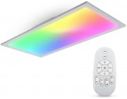 B.K.Licht RGBW LED Aufbaupanel Deckenleuchte 60x30cm mit Fernbedienung