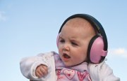 BabyBanz GBB003 Baby-Geh&ouml;rschutz, 0-2 Jahre, mit extra weichem Kopfb&uuml;gel