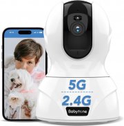 babytone 4MP 2.5K Indoor WIAN &Uuml;berwachungskamera mit Bewegungserkennung, Nachtsicht und Alexa