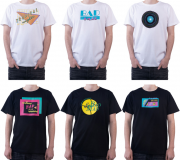 BAD+MAD Tokio Tee Herren Baumwoll-T-Shirts mit verschiedenen Prints