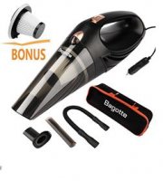 Bagotte Autostaubsauger (Nass/Trocken, 12V) mit 5M Netzkabel und Zubeh&ouml;r f&uuml;r 19,59&euro;