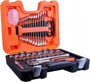 Bahco S400 1/2" Steckschl&uuml;ssel-Satz 40-teilig mit Umschaltknarre