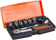 Bahco SL24 24-teiliger 1/4 Zoll Steckschl&uuml;ssel-Satz
