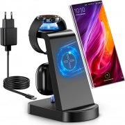 bakibo 3 in 1 Wireless Induktive Ladestation f&uuml;r Samsung