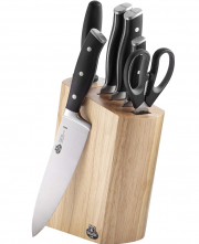 Ballarini Savuto Nero Messerblock 7-teilig