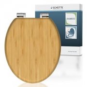 Bambus WC-Sitz von SCH&Uuml;TTE mit Absenkautomatik im Angebot