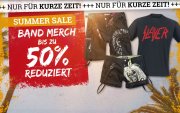 Band Merch bis zu -50% reduziert