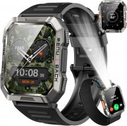 Baolubao W60 Milit&auml;r Outdoor Smartwatch mit 100+Sportmodi f&uuml;r Android und iOS