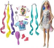 Barbie GHN04 - Fantasie-Haare Puppe, blond