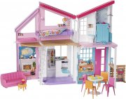 Barbie Malibu Puppenhaus 60 cm breit mit + 25 Zubeh&ouml;rteile