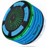 BassPal Dusche Lautsprecher, wasserdicht IPX7 Tragbare Wireless Bluetooth 4.0 Lautsprecher