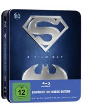Batman Superman Anthology Limited Steelbook Edition (9 Film Set Blu-ray) f&uuml;r 26,24&euro; (prime)