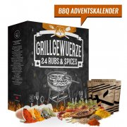 BBQ Grillgew&uuml;rz-Adventskalender mit 24 edlen Gew&uuml;rzspezialit&auml;ten f&uuml;r 45,80&euro; statt 52,59&euro;