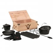BBQ-Toro Dutch Oven Set in einer Holzkiste f&uuml;r 62,95&euro; inkl. Versand statt 75&euro;