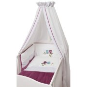 Be Be 's Collection Bettset 3 tlg. Eulen fuchsia f&uuml;r 59,99&euro; statt 130,95&euro;