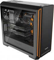 be quiet! SILENT BASE 601 Window Orange Tower-Geh&auml;use schwarz/orange mit Tempered Glass
