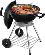 BEAU JARDIN Holzkohle Kugelgrill mit Deckel