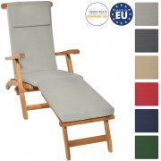 Beautissu LoftLux DC Relaxliege mit Deckchair-Auflagen