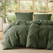 BEDSURE Boho Bettw&auml;sche olivgr&uuml;n (135x200) f&uuml;r nur 29,73&euro;