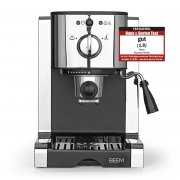 Beem Espresso Perfect 20 bar Espressomaschine mit Milchschaumd&uuml;se